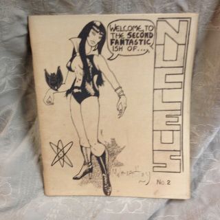 1968 " Nucleus " 2 Marvel Comics Science Fiction Fanzine Vampirella