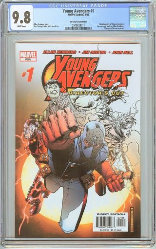 Young Avengers 1 Cgc 9.  8 White Pages 2040829011 Director 