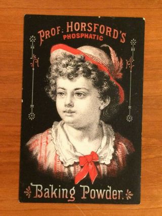 Advertising Trade Card,  Horsford 