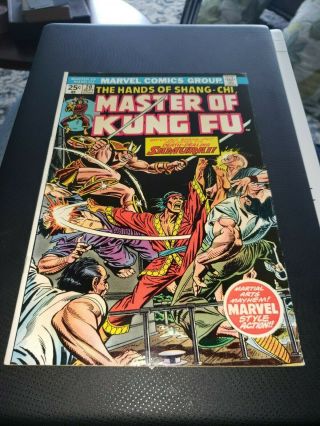 Master Of Kung Fu 20 1974 Vf, .  4th Issue