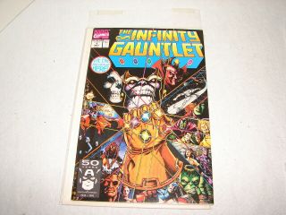 Comic Book Marvel Comics Superhero Avengers The Infinity Gauntlet 1991 July 1
