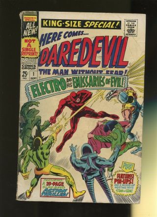 Daredevil Annual 1 Vg/fn 5.  0 1 Book Marvel,  Emissaries Of Evil 1st Appearance