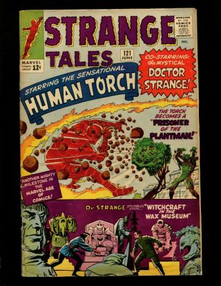 Strange Tales 121 Vg Kirby Ditko Early Doctor Strange Human Torch Ff Plantman