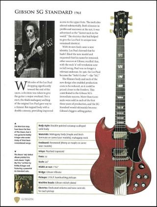 The Doors Robbie Krieger Gibson Sg Standard Tony Iommi Special Guitar Article