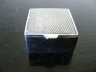 Vintage Sterling Silver Pill Box - Approx.  12.  20 Grams