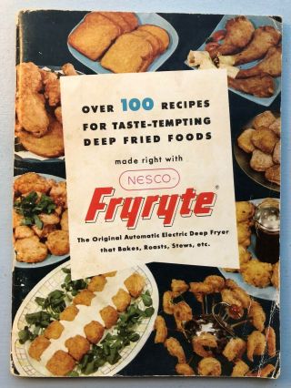 Nesco Fryryte Automatic Electric Deep Fryer 100 Taste - Tempting Recipes 1954