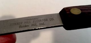 Bunker Hill Elavator Co.  Bunker Hill,  In Slotted Spoon Made By Vernco Japan