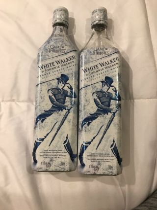 Johnnie Walker White Walker Rare Game Of Thrones Limited Edition Bottle With Top