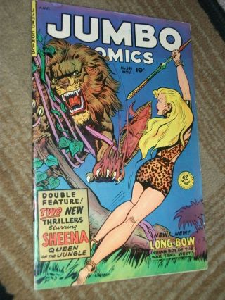 Jumbo Comics 141 1 (950) " Sheena " - 1st Long Bow (vf - /vf)