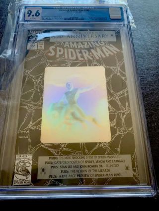 The Spider - Man 365 (8/92l) Cgc 9.  6 White Pages - 1st Spider - Man 2099