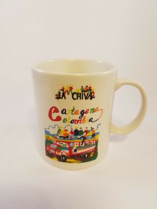 La Chiva Cartagena Colombia Coffee Mug Made In Columbia