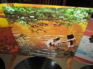 v/a WOODSTOCK Vinyl 3 Lp Set Jefferson Airplane Jimmy Hendrix Cotillion Beauty 3
