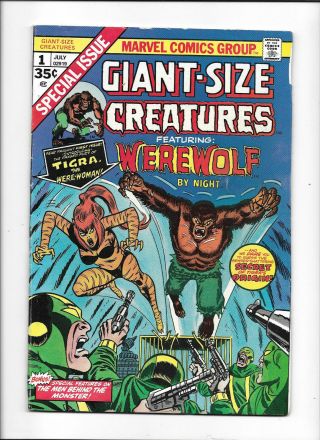 Giant - Size Creatures 1 [1974 Vg,  ] Tigra 