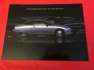 1996 General Motors " Ev1 " Car Dealer Sales Brochure