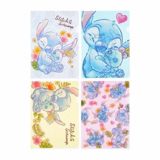Disney Store Japan Clear File Stitch & Scramp Hug & Smile F/s