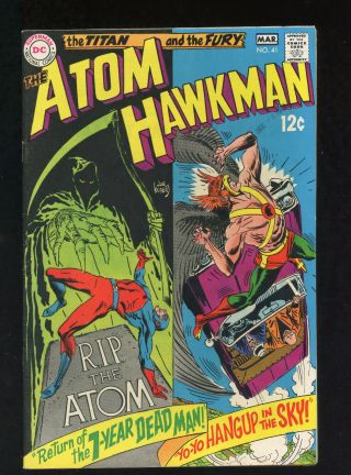 The Atom And Hawkman Comic 41.  Vf (8).