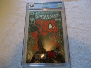 Marvel Spider - Man 1 Cgc 9.  8 Silver Edition Todd Mcfarlane Lizard Far From Home