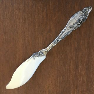 International Silver Sterling Silve " Mille Fleurs " Master Butter Knife,  Mono