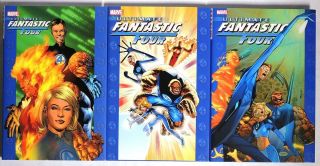 P083.  Ultimate Fantastic Four 1,  2,  4 Hardcover Marvel Comics (2005) 1st Print