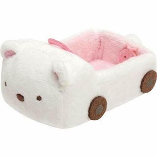 San - X Sumikko Gurashi Shirokuma White Bear Car Truck Plush Doll Stuffed Toy