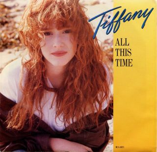 Tiffany “all This Time” (45 Rpm) 7” Vinyl Record W/ Picture Sleeve