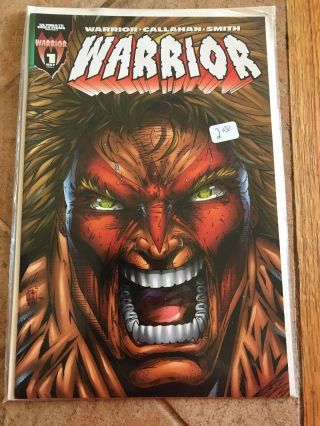 Warrior 1 - 1996 - Rare Ultimate Warrior Comic Book - Rare - Wwf Wwe Tie - In