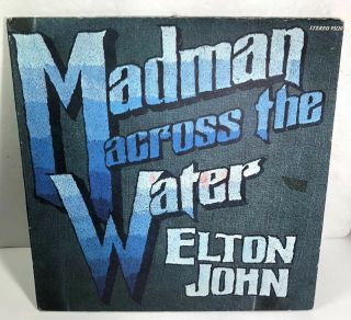 Elton John - Madman Across The Water Lp 93120 Vinyl Uk With Booklet