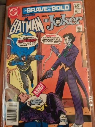 The Brave And The Bold 191 (oct 1982,  Dc) Batman Vs.  Joker Nm