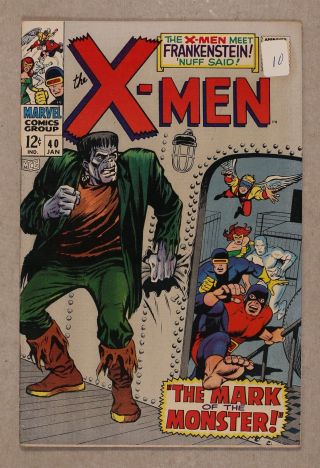 Uncanny X - Men (1st Series) 40 1968 Vg,  4.  5
