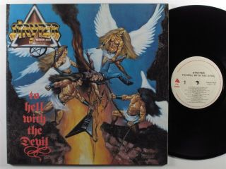 Stryper To Hell With The Devil Enigma Lp Nm Gatefold