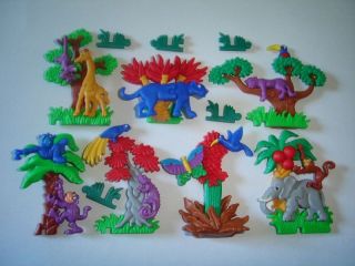Kinder Surprise Set - 3d Puzzle African Animals 1995 - Toys Collectibles