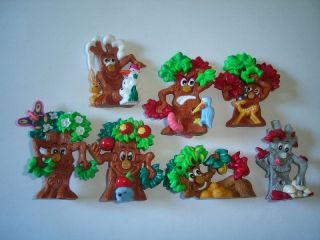 Kinder Surprise Set - 3d Puzzle Magic Forest Trees 1997 - Toys Collectibles