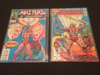 He - Man Masters Of The Universe Star Comics 1 And Dc Comics 1 Nm