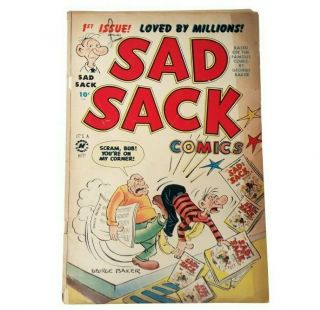 Sad Sack - Vol.  1 No.  1 - Harvey Comics - Golden Age 1949 Rare 5319a