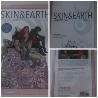 Skin And Earth By Lights Hardcover Tpb Signed Auto Album Cd Dynamite Comic
