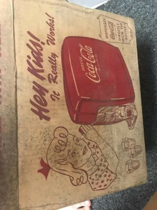 Vintage Coca - Cola Dispenser With Box - 1950 