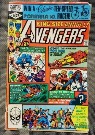 Avengers King - Size Annual 10 (1981) 1st App Rogue & Madelyn Pryor Key