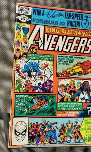 Avengers King - Size Annual 10 (1981) 1st App Rogue & Madelyn Pryor Key 2
