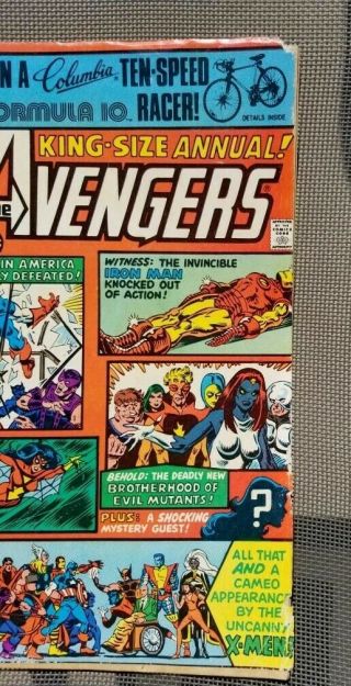 Avengers King - Size Annual 10 (1981) 1st App Rogue & Madelyn Pryor Key 3