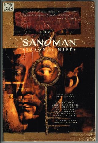 Sandman Season Of Mists Soft Cover Tpb Dc Comics 1992 Vf/nm Unread Neil Gaiman