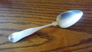 S.  M.  Taber & Co Silver Serving Spoon Providence R.  I.  (late 1800s/early 1900s)