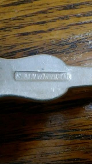 S.  M.  Taber & Co Silver Serving Spoon Providence R.  I.  (Late 1800s/Early 1900s) 3