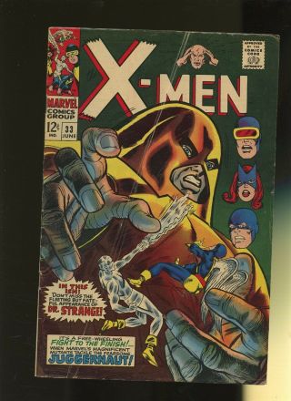X - Men 33 Gd/vg 3.  0 1 Book Marvel Mutants Doctor Strange Crimson Cosmos