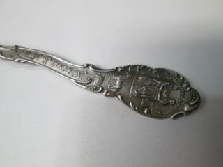 Old Kentucky Home Louisville Sterling Silver Souvenir Spoon