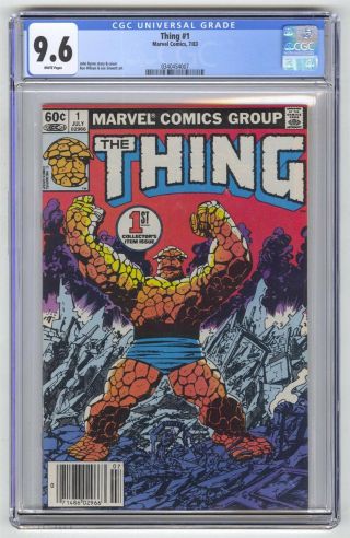 Thing 1 Cgc 9.  6 Marvel Comic Key 1st Solo Series,  John Byrne Art