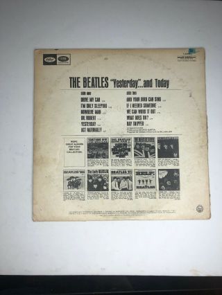 E The Beatles Yesterday And Today LP Vinyl T 2553 USA MADE 2
