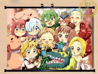 Anime Seven Deadly Sins Meliodas Home Decor Poster Wall Scroll 40 55cm 9 - Fg35
