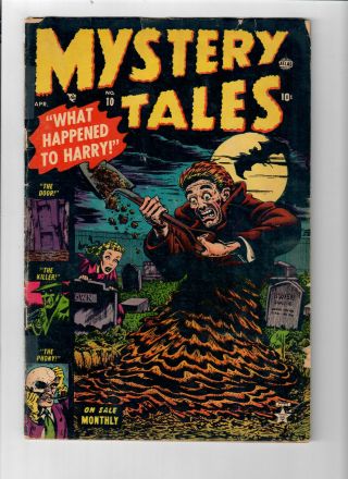 Mystery Tales 10 - Grade 3.  0 - Golden Age Stan Lee,  George Tuska & Bill Everett