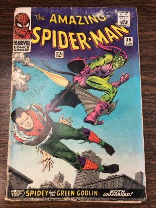 The Spider - Man 39 Marvel 1st John Romita Art Green Goblin Revealed Key