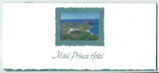 Prince Hotel Makena Resort Maui Hawaii - Vintage Travel Brochure